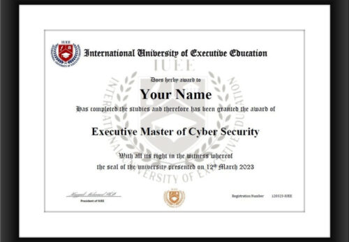 Executive Master’s Degree of Business Administration