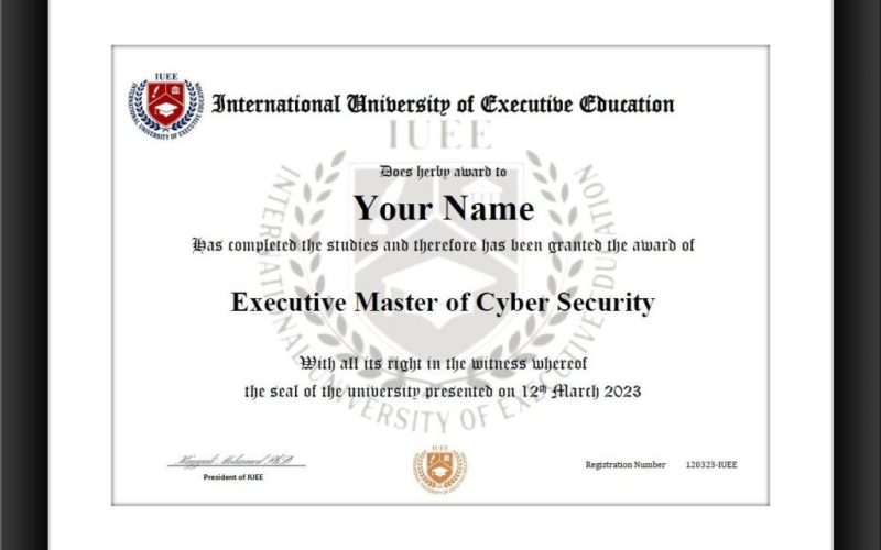 Executive Master’s Degree of Business Administration